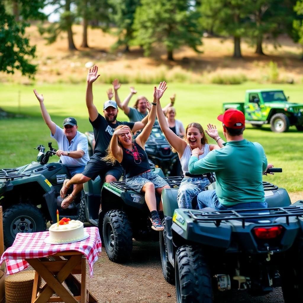 Proslava sa kvadovima u Beogradu