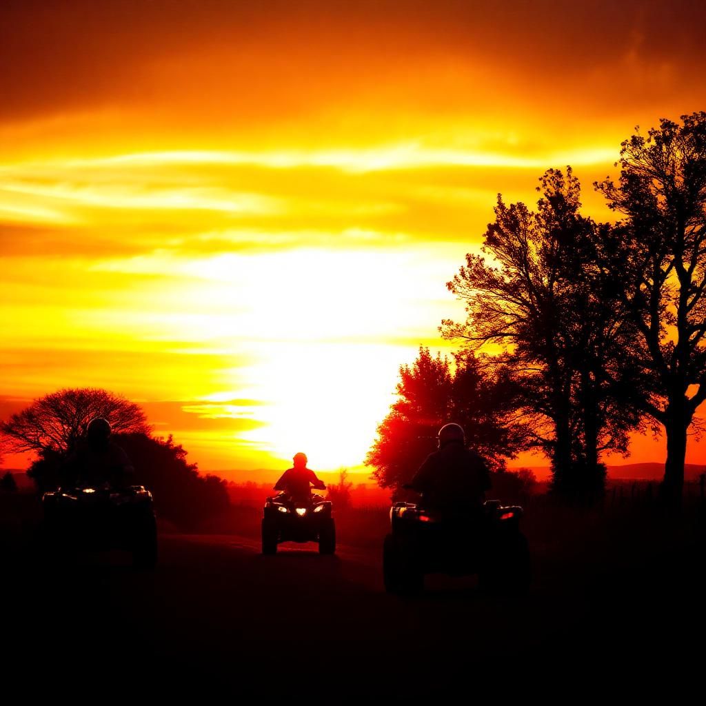 Kvad zalazak sunca Beograd